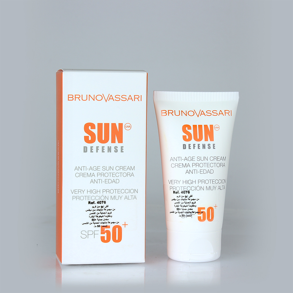 B.V Sun Defense Anti Age Sun Cream Spf50+ 50ml (R) واقي شمس كريم 