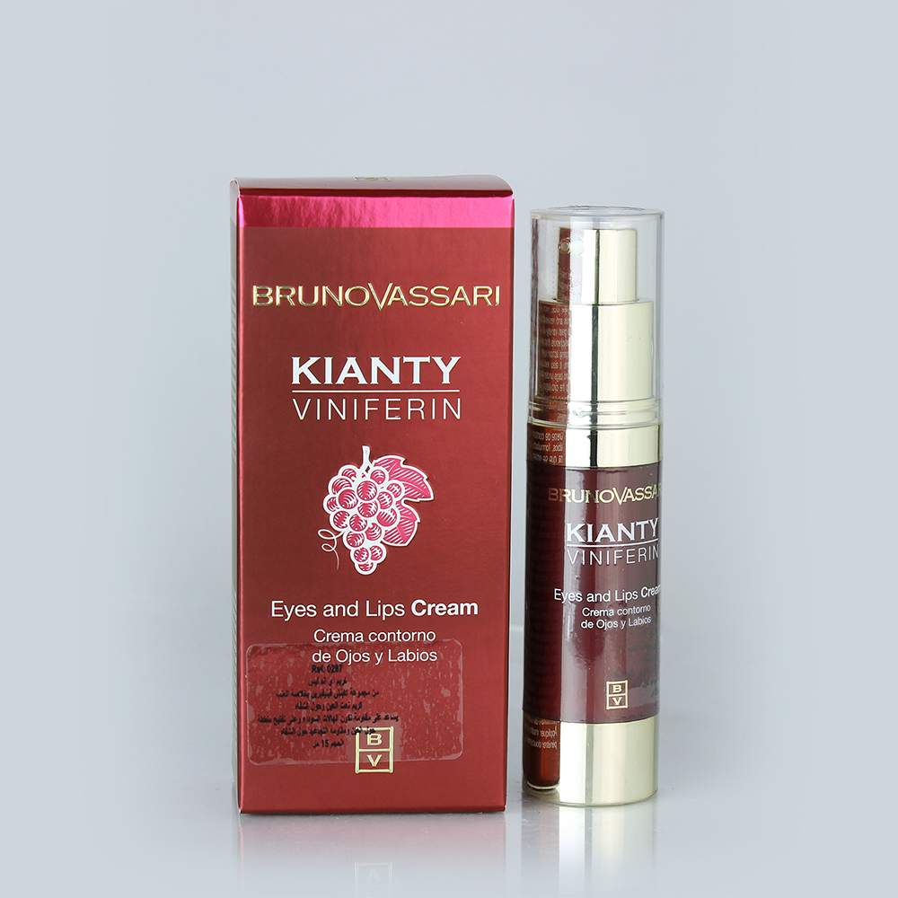 B.V Kianty Viniferin - Eyes & Lips Cream 15ml (R)  كريم مرطب ومنعم   