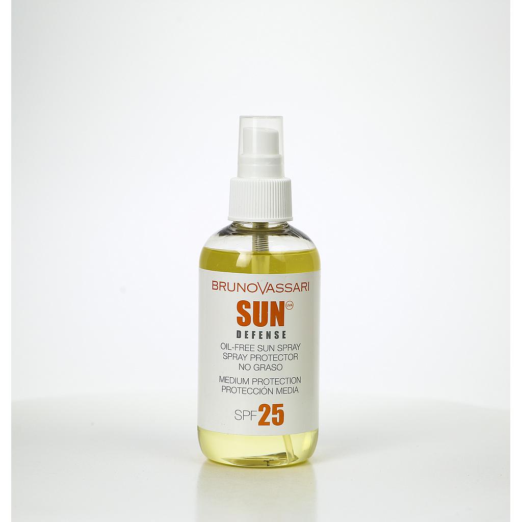 B.V Sun Defense Oil Free Sun Spray spf25 200ml (R) واقي شمس رذاذ 