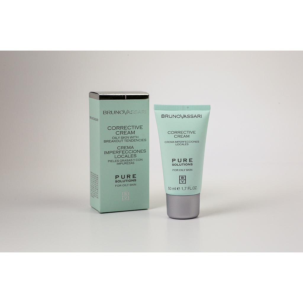 B.V Pure Solution Corrective Cream 50ml (R) كريم حماية البشرة الدهنيه